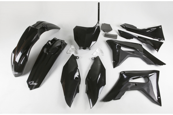 Plastic Kit black for Honda CRF 250 R (2018-21) - CRF 450 R (2017-20)